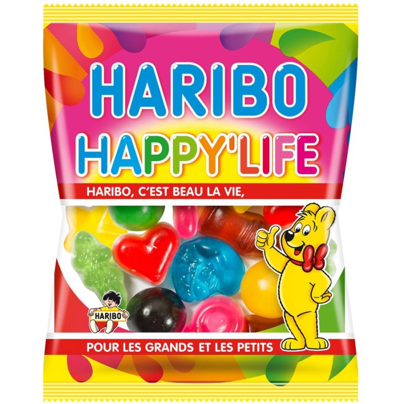 SACHET BONBONS HARIBO HAPPY LIFE 40 G