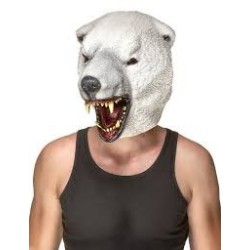 MASQUE OURS POLAIRE BLANC