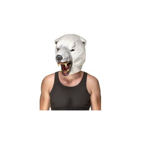 MASQUE OURS POLAIRE BLANC