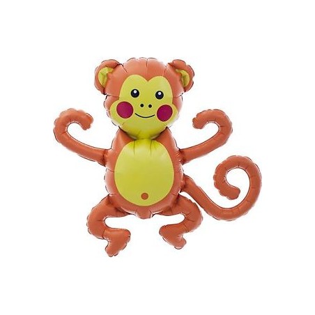 BALLON METALLIQUE AIR PETIT SINGE 36 CM