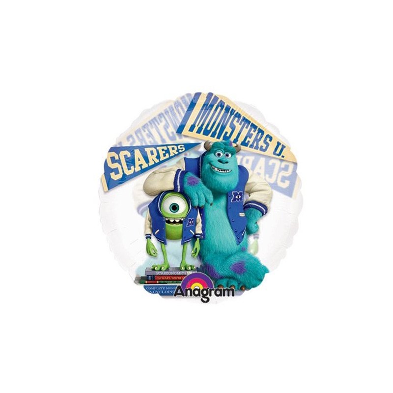 BALLON MONSTERS 66CM TRANSPARENT  BOB ET SULLY