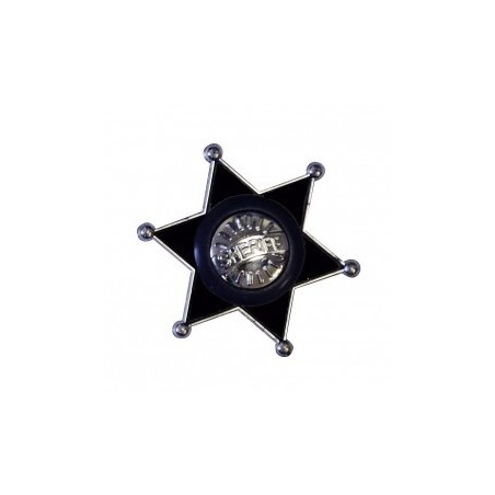 ETOILE DE SHERIFF 6 CM PLASTIQUE