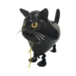 BALLON MARCHEUR AIRWALKER CHAT NOIR