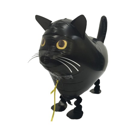 BALLON MARCHEUR AIRWALKER CHAT NOIR