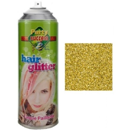 LAQUE A CHEVEUX PAILLETTES OR 125 ML