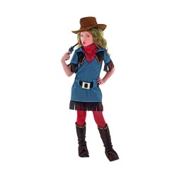 DEGUISEMENT COW GIRL ROBE JEAN  TAILLE 128