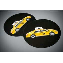 6 SETS DE TABLE TAXI NEW YORK DIAMETRE 34 CM