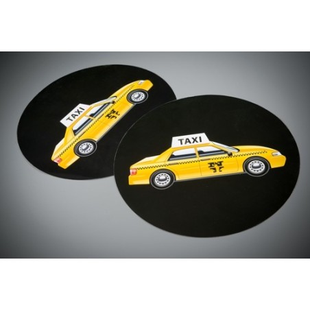 6 SETS DE TABLE TAXI NEW YORK DIAMETRE 34 CM