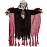 DECORATION HALLOWEEN SQUELETTE VAMPIRE NOIR ET ROUGE 