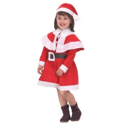 DEGUISEMENT MERE NOEL  ENFANT  TAILLE 3/4 ANS