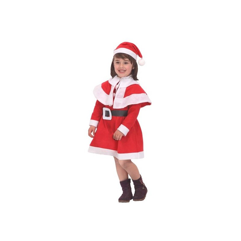 DEGUISEMENT MERE NOEL  ENFANT  TAILLE 3/4 ANS