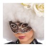 MASQUE DENTELLE NOIRE ET STRASS