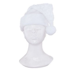 BONNET DE NOEL BLANC