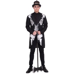 DEGUISEMENT VESTE SQUELETON TAILLE XL-XXL