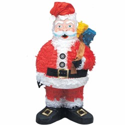 PINATA PERE NOEL 3D A TAPER OU TIRER