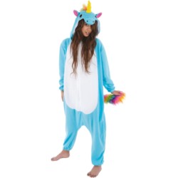 DEGUISEMENT KIGURUMI LICORNE BLEUE