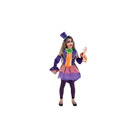 DEGUISEMENT CHAPELIER FOU FILLE TAILLE 8 ANS