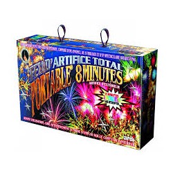 FEU D'ARTIFICE PORTABLE 8 MINUTES