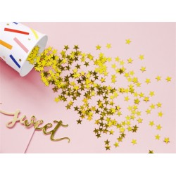 CONFETTIS ETOILES OR 30 G