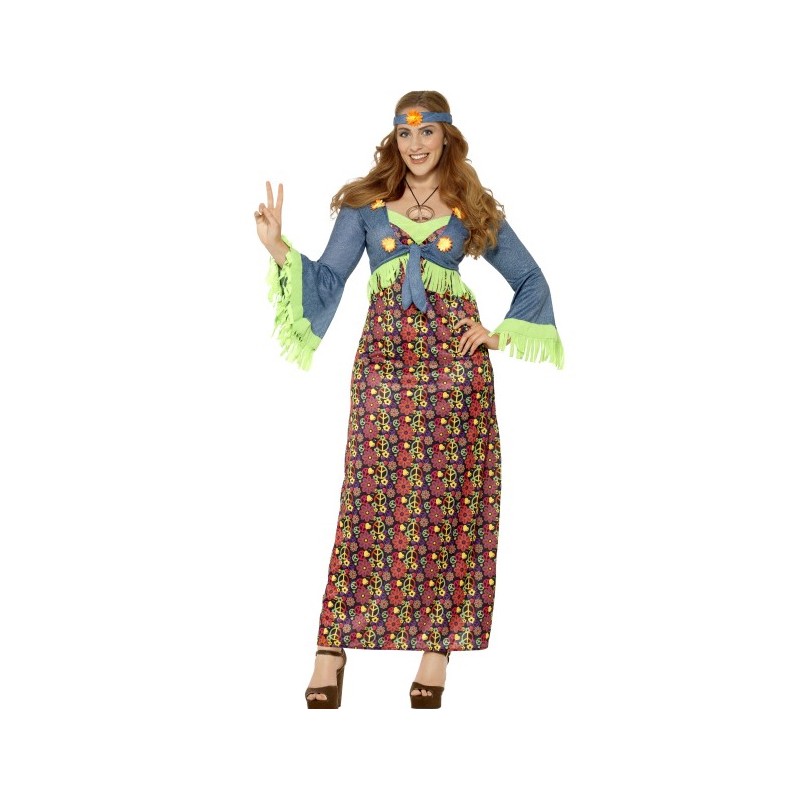 DEGUISEMENT HIPPIE FEMME GRANDE TAILLE 2XL