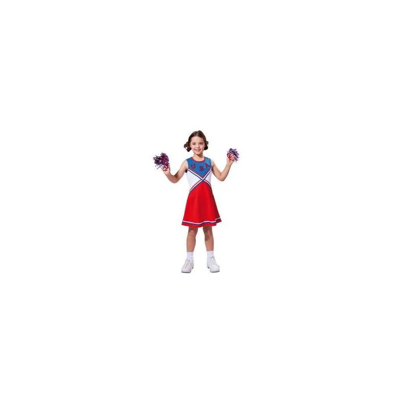 DEGUISEMENT CHEERLEADER USA TAILLE 6ANS