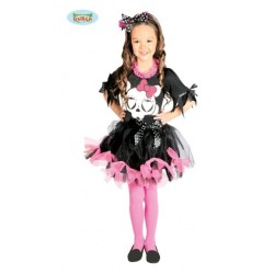 DEGUISEMENT MONSTER HIGHT ROBE TETE DE MORT TAILLE 10/12 ANS