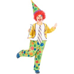 DEGUISEMENT CLOWN ENFANT COMBI GROS VENTRE TAILLE  4/6 ANS