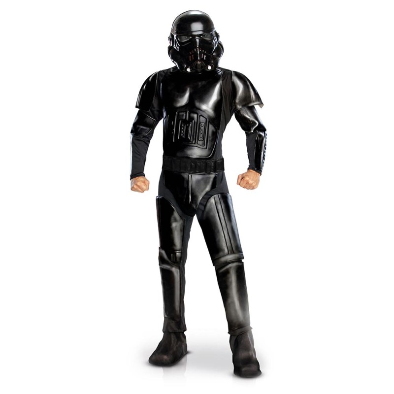 DEGUISEMENT SOLDAT NOIR  SHADOW TROOPER STAR WARS TAILLE STD