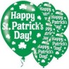 PAQUETS DE 6 BALLONS LATEX SAINT PATRICK 11"