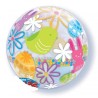 BALLON BUBBLES DE PAQUES LAPIN ET POUSSIN 56CM