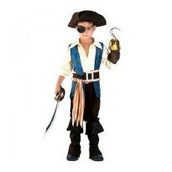 DEGUISEMENT PIRATE DE L'INCONNU TAILLE 140
