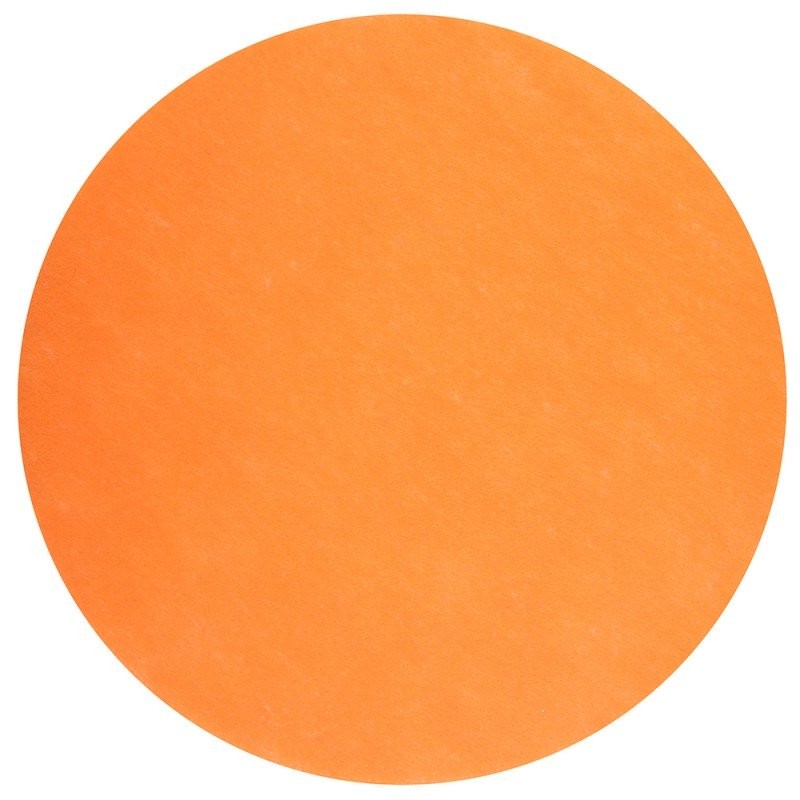 50 SETS DE TABLE RONDS ORANGE FLUO