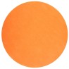 50 SETS DE TABLE RONDS ORANGE FLUO