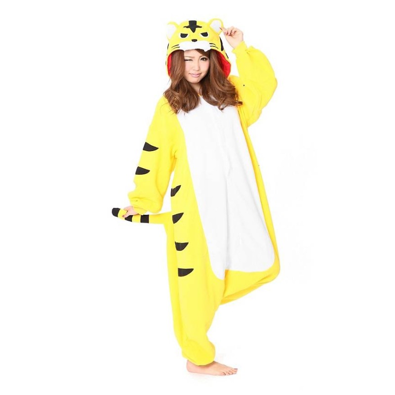 DEGUISEMENT PETIT TIGRE KIGURUMI TAILLE S DEGUISEMENT PETIT TIGRE KIGURUMI TAILLE S