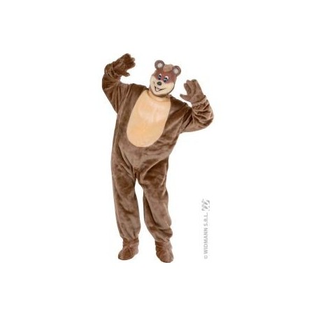 DEGUISEMENT OURS CARAMEL AUX YEUX BLEUS