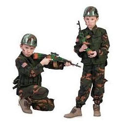 DEGUISEMENT MILITAIRE ARMY FORCE TAILLE 6-7 ANS
