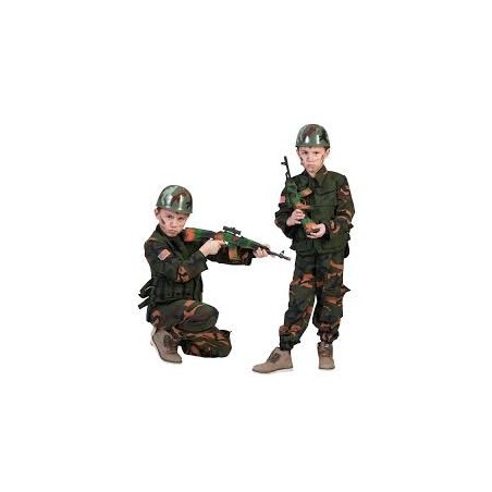 DEGUISEMENT MILITAIRE ARMY FORCE TAILLE 6-7 ANS