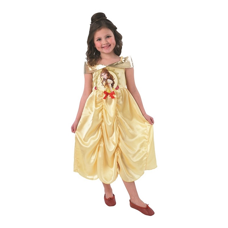 DEGUISEMENT LA BELLE ET LA BETE ROBE JAUNE TAILLE 7/8 ANS