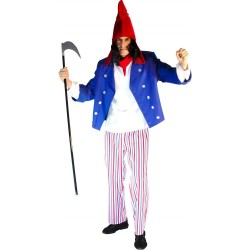 DEGUISEMENT REVOLUTIONNAIRE FRANCAIS TAILLE M-L PANTALON + CHAPEAU