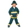 DEGUISEMENT POMPIER BLEU BANDE JAUNE TAILLE 7/9 ANS DEGUISEMENT POMPIER BLEU BANDE JAUNE TAILLE 7/9 ANS