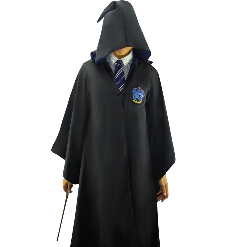 DEGUISEMENT HARRY POTTER SERDAIGLE BLEU CAPE+CRAVATE+ECHARPE