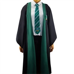 DEGUISEMENT HARRY POTTER  SERPENTARD VERT CAPE+CRAVATE+ECHARPE