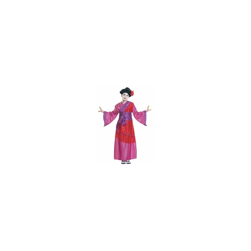 DEGUISEMENT CHINOISE CHINAGIRL FUSCHIA TAILLE 8-10 ANS 