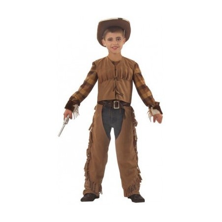 DEGUISEMENT COWBOY CHAPS ET GILET TAILLE 8 ANS