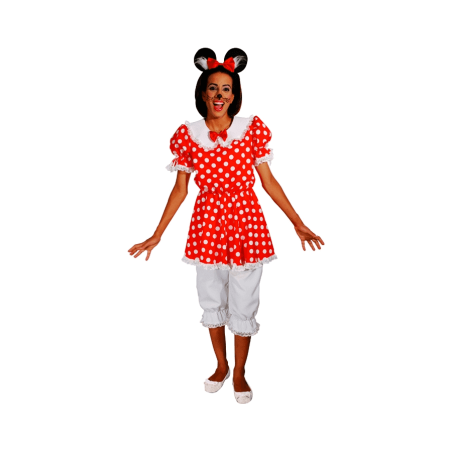 DEGUISEMENT MINNIE TAILLE 38/40 ROBE A POIS