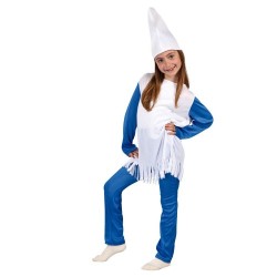 DEGUISEMENT SCHTROUMPF FILLE TAILLE 7/9 ANS 