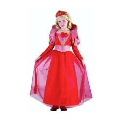 DEGUISEMENT REINE ROUGE 10/12 ANS