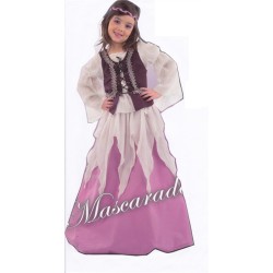 DEGUISEMENT ROBE MEDIEVALE PETITE JULIETTE TAILLE 4 ANS