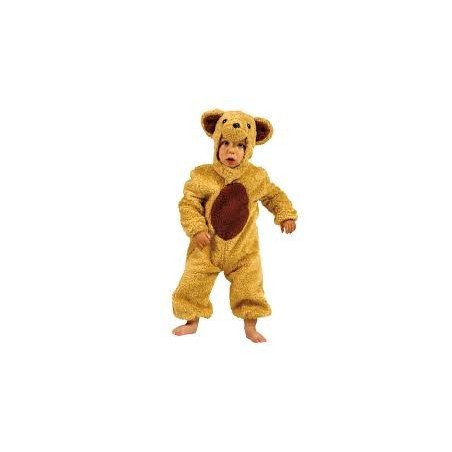DEGUISEMENT PETIT OURS MARRON CLAIR TAILLE 3 ANS 