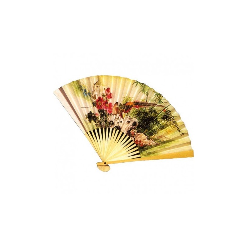 EVENTAIL JAPONAIS PAPIER DECORE  EVENTAIL JAPONAIS PAPIER DECORE